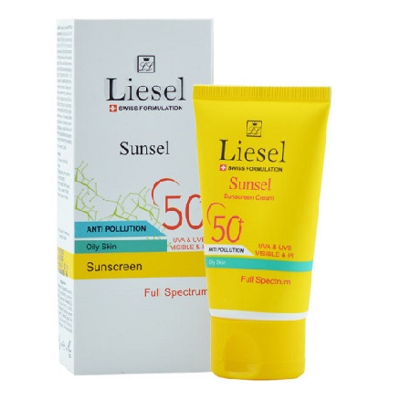 Sunsel Oily Skin Sunscreen Cream SPF+50 LIESEL